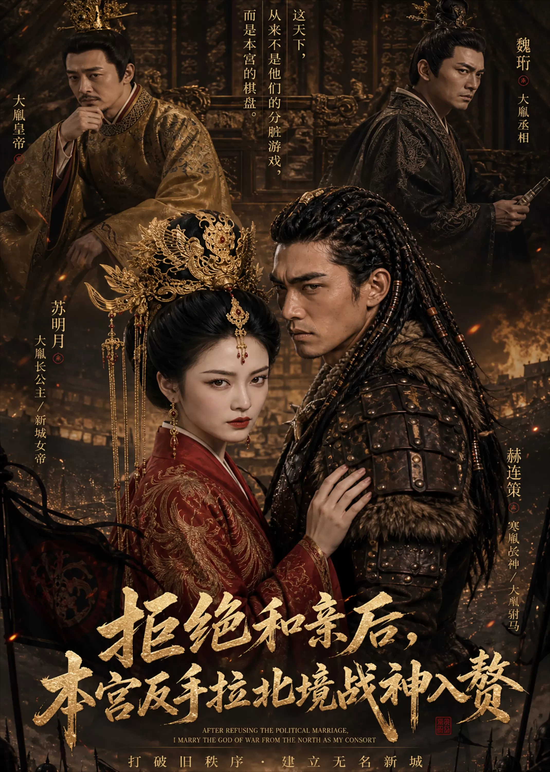 拒绝和亲后，本宫反手拉北境战神入赘